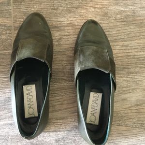 Joan & David olive flats